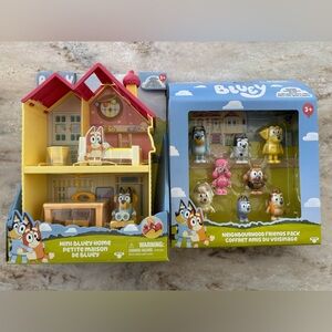 Bluey Mini Home Playset with Neighbourhood Friends